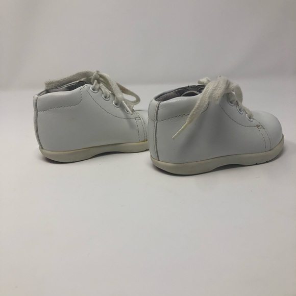 Stride Rite Jamie ll White Leather Baby Shoes Size 3XXW - Picture 5 of 10